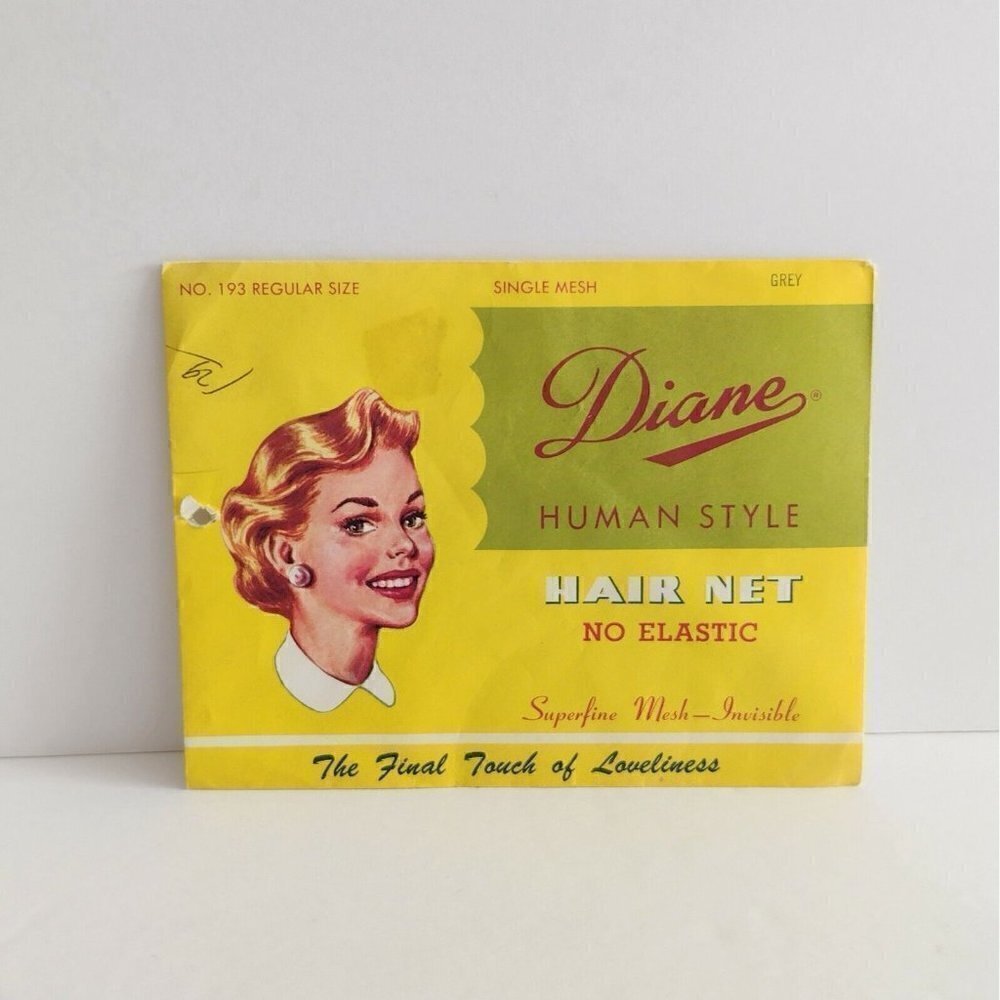 Vintage Diane Human Style Hair Net No Elastic Super Fine